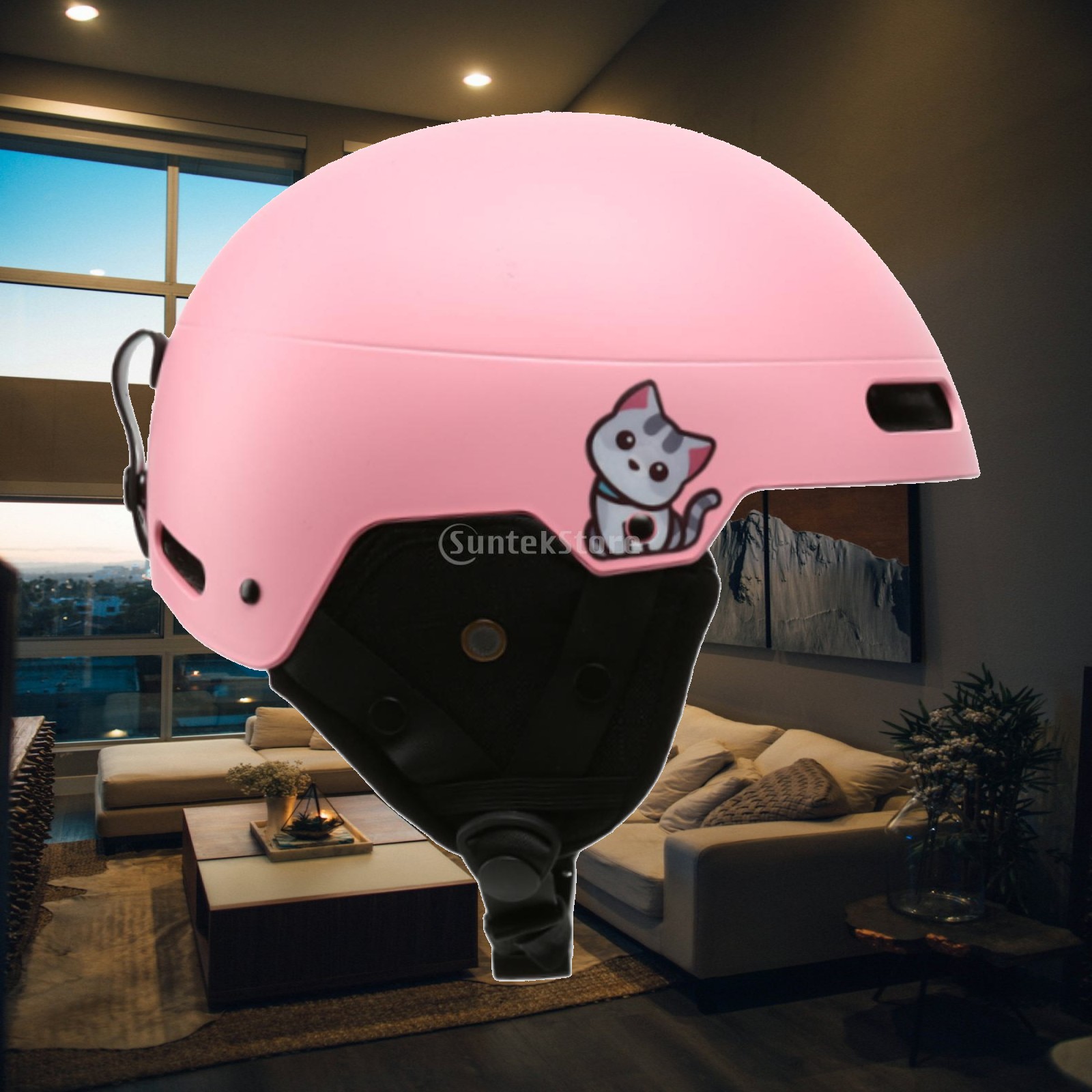 Bicycle Helmet - خوذة تزلج قابلة للتعديل ومحمولة للدراجات