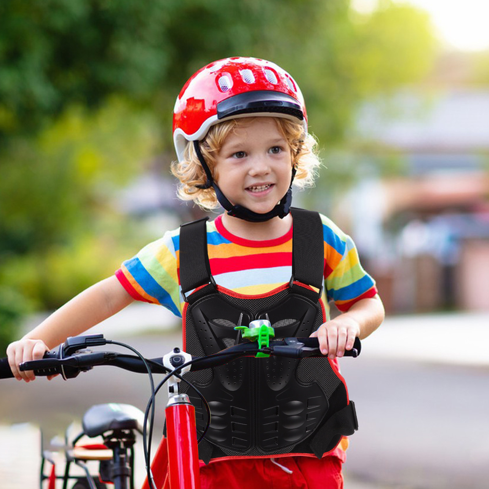 سترة واقية للأطفال مقاس L مقاو - مراجعة Cycling Protective Gear وسعره