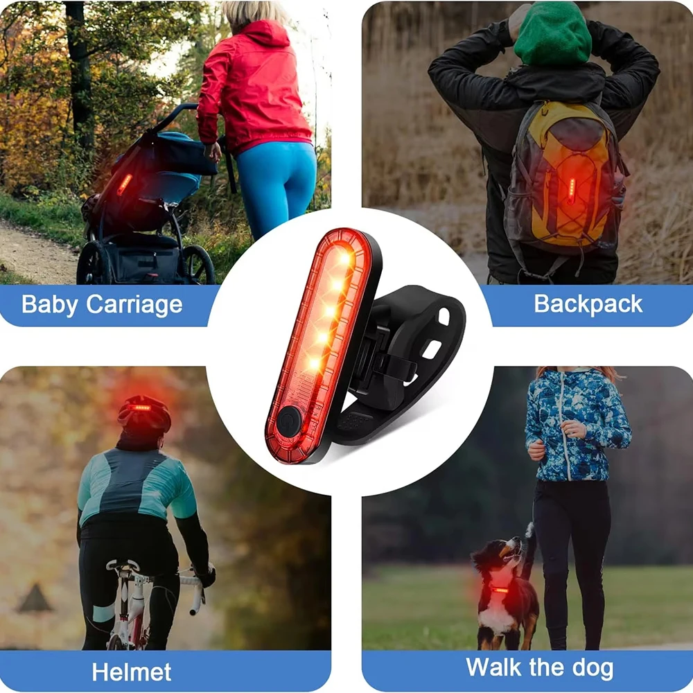 الدراجة الخلفية الذيل ضوء USB  - مراجعة Bicycle Helmet وسعره